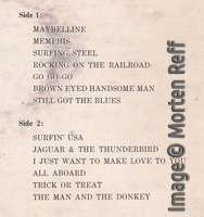 Chuck Berry: On Stage - Australia (early version) track listing